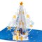 Paper Love 3D Magical Christmas Tree Pop Up Card with Detachable Keepsake Christmas Tree, Gift for Christmas, Winter, Holiday Tree Decorations | Large 10" x 7" - Includes Envelope and Note Tag